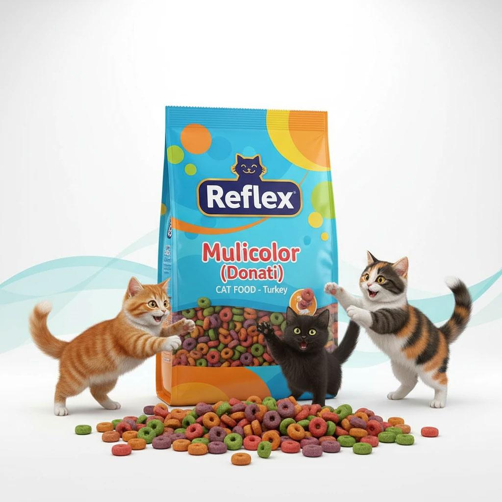 رفلکس مولتی کالر(دوناتی) گربه ترک
