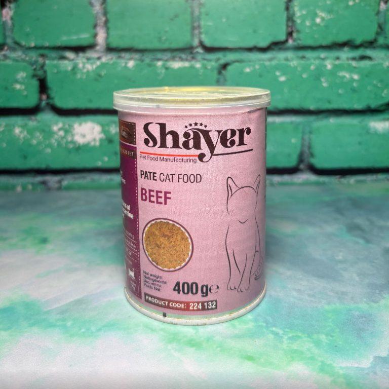 کنسرو ۴۰۰ گرم شایر پاته(خمیری) با طعم گوشت قرمز