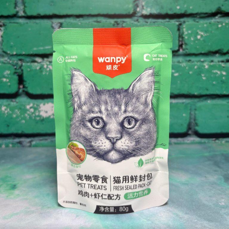 پوچ ونپی با طعم مرغ و میگو