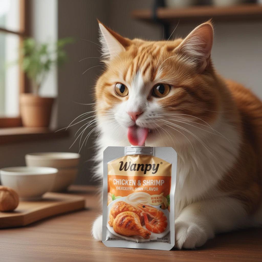 پوچ ونپی با طعم مرغ و میگو