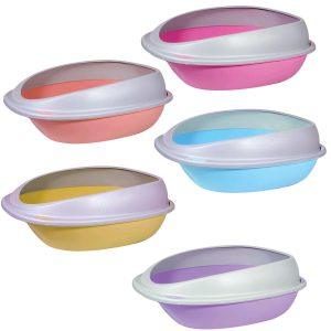 ظرف خاک گربه لبه دار برای نریختن خاک کیفیت مسترA